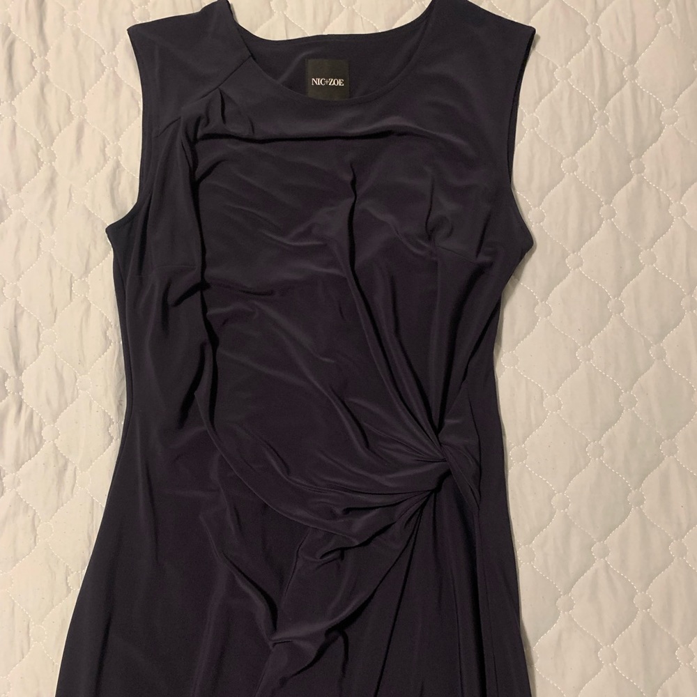 NIC+ZOE Navy Blue Dress size Small